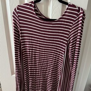Old Navy Striped Long Sleeve dress